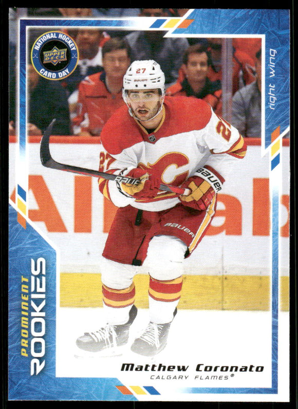2023-24 Upper Deck National Hockey Card Day #NHCD10 Matthew Coronato PR