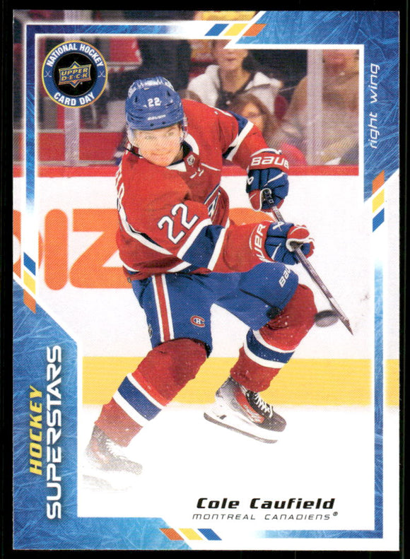 2023-24 Upper Deck National Hockey Card Day #NHCD19 Cole Caufield HS