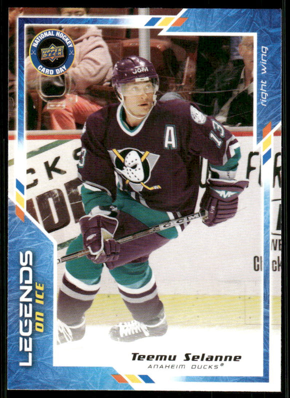 2023-24 Upper Deck National Hockey Card Day #NHCD28 Teemu Selanne LEG