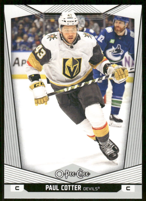 2024-25 O-Pee-Chee #130 Paul Cotter