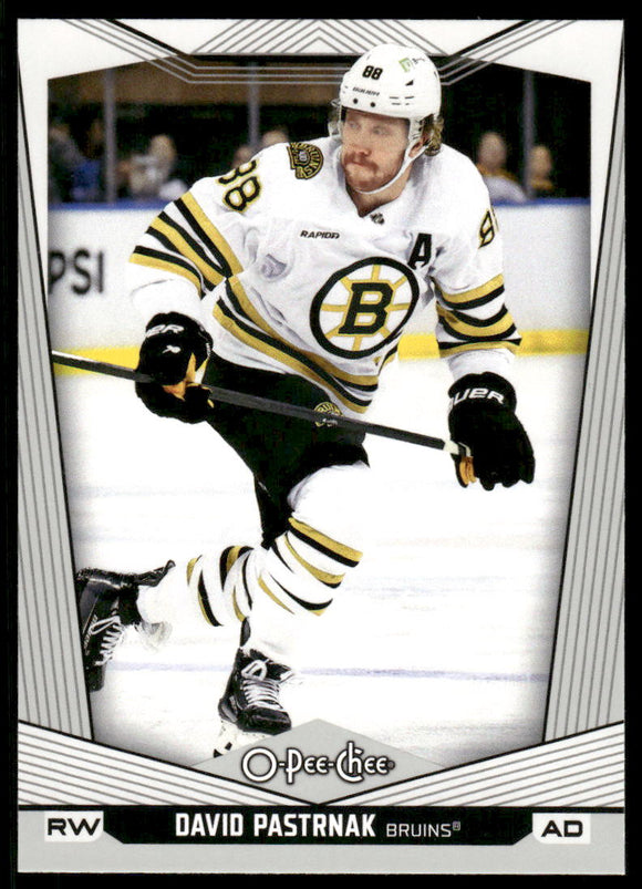 2024-25 O-Pee-Chee #496 David Pastrnak