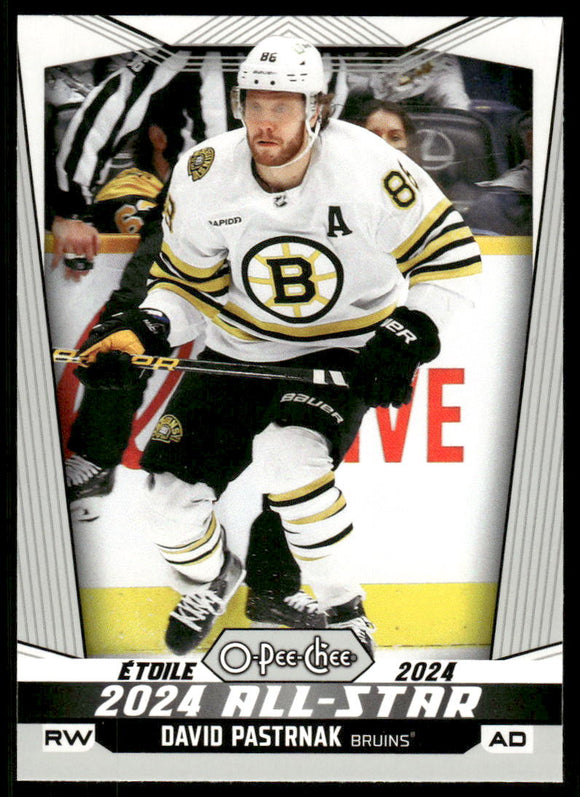 2024-25 O-Pee-Chee #501 David Pastrnak AS