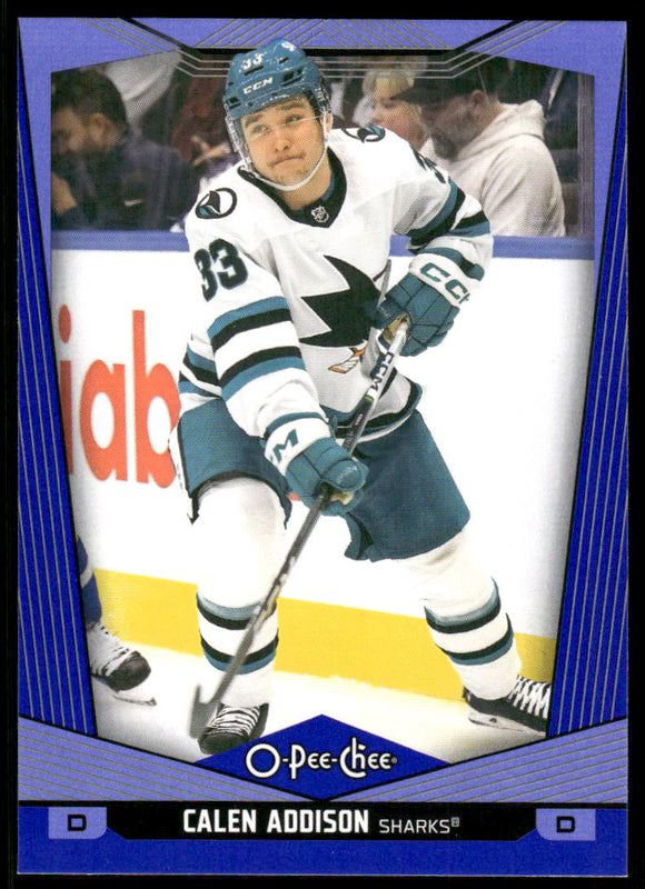2024-25 O-Pee-Chee Blue #123 Calen Addison