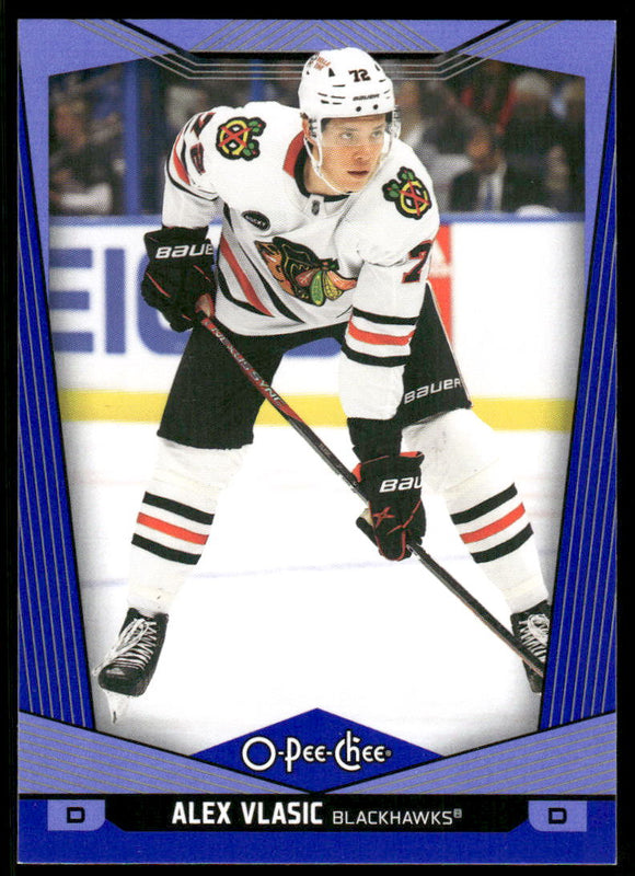 2024-25 O-Pee-Chee Blue #140 Alex Vlasic
