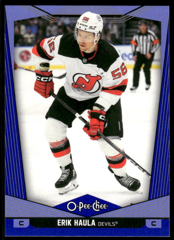 2024-25 O-Pee-Chee Blue #205 Erik Haula