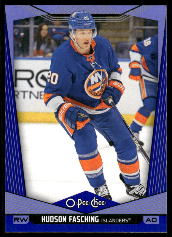 2024-25 O-Pee-Chee Blue #259 Hudson Fasching