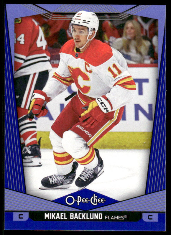 2024-25 O-Pee-Chee Blue #294 Mikael Backlund