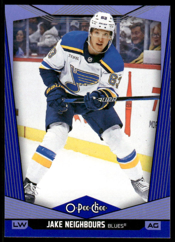 2024-25 O-Pee-Chee Blue #327 Jake Neighbours