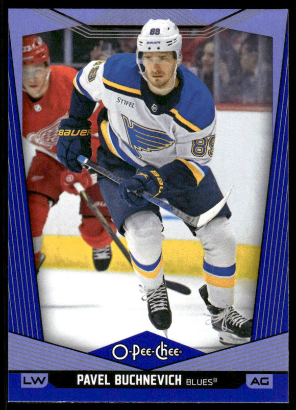 2024-25 O-Pee-Chee Blue #348 Pavel Buchnevich
