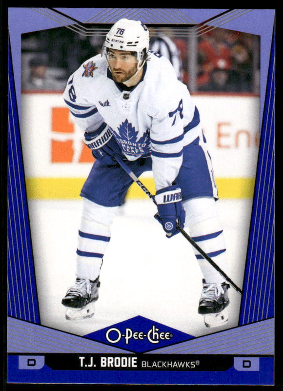 2024-25 O-Pee-Chee Blue #349 T.J. Brodie