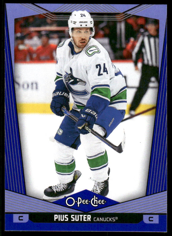 2024-25 O-Pee-Chee Blue #406 Pius Suter