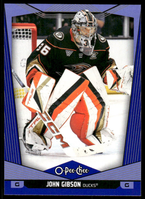 2024-25 O-Pee-Chee Blue #408 John Gibson