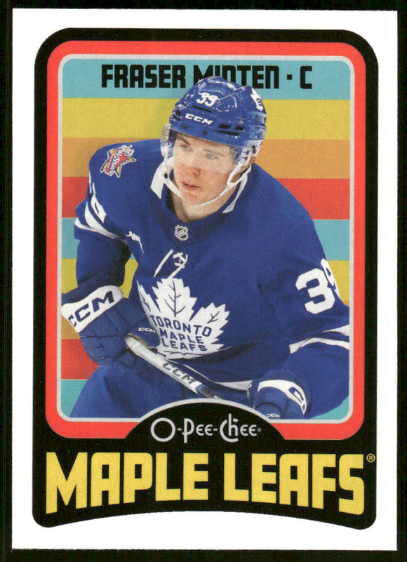 2024-25 O-Pee-Chee Retro #27 Fraser Minten
