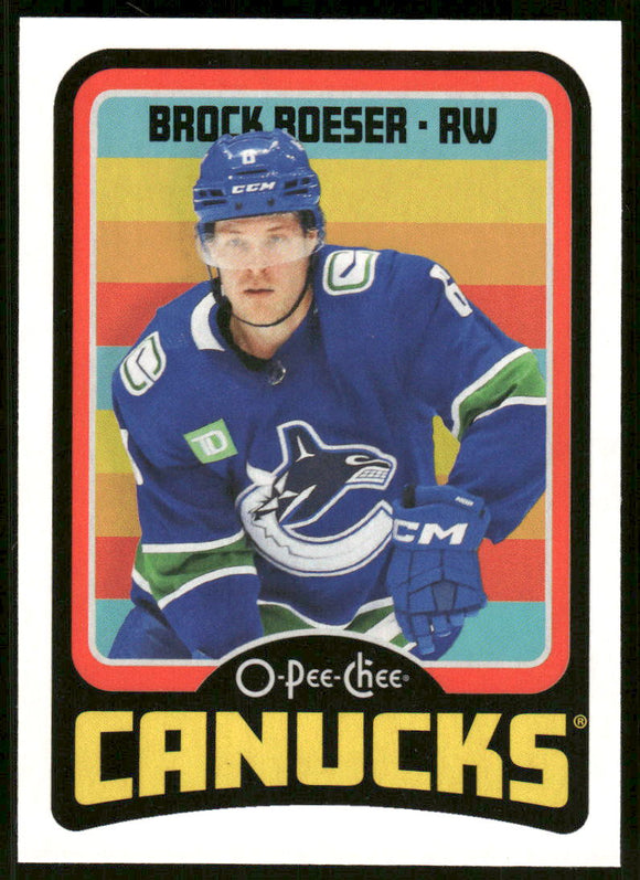 2024-25 O-Pee-Chee Retro #33 Brock Boeser