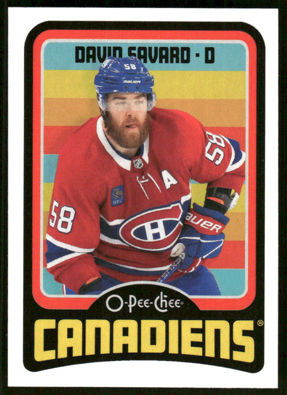 2024-25 O-Pee-Chee Retro #40 David Savard