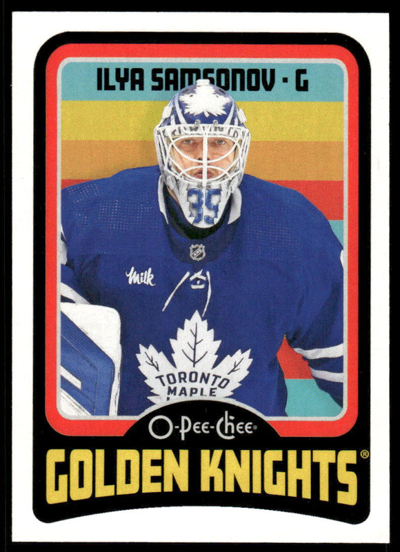 2024-25 O-Pee-Chee Retro #137 Ilya Samsonov