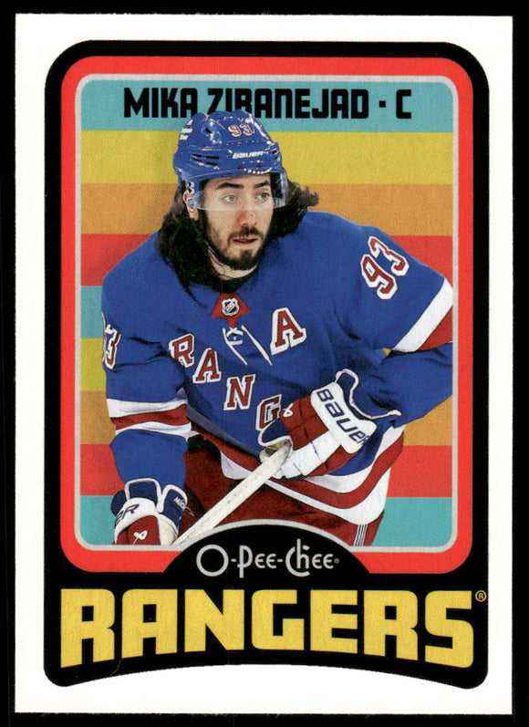 2024-25 O-Pee-Chee Retro #283 Mika Zibanejad