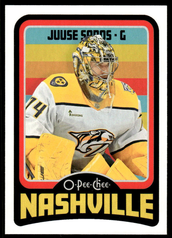 2024-25 O-Pee-Chee Retro #352 Juuse Saros