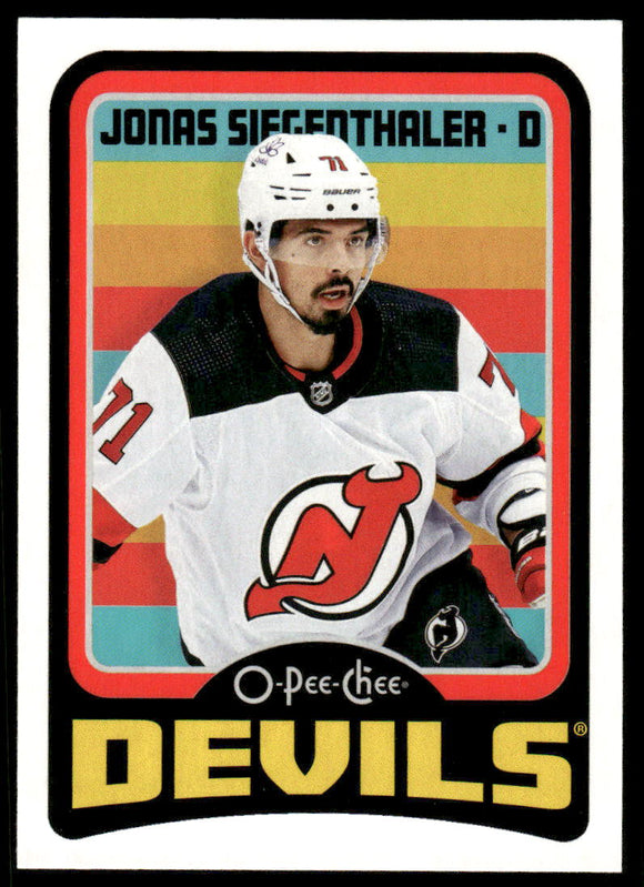 2024-25 O-Pee-Chee Retro #366 Jonas Siegenthaler