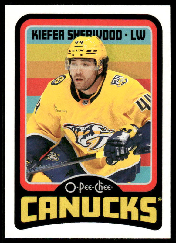 2024-25 O-Pee-Chee Retro #424 Kiefer Sherwood