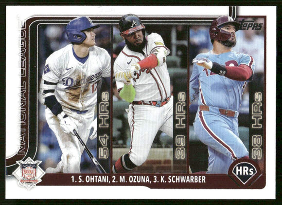 2025 Topps #144 Shohei Ohtani/Marcell Ozuna/Kyle Schwarber