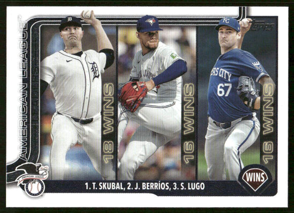 2025 Topps #151 Tarik Skubal/Jose Berrios/Seth Lugo