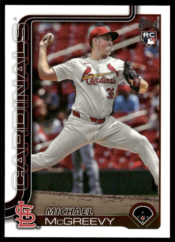 2025 Topps #193 Michael McGreevy RC