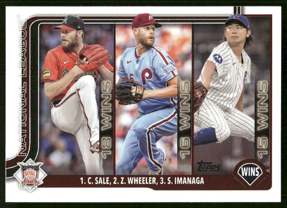 2025 Topps #234 Zack Wheeler/Chris Sale/Shota Imanaga