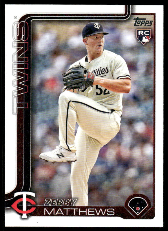 2025 Topps #283 Zebby Matthews RC