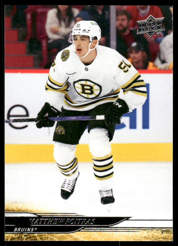2024-25 Upper Deck #19 Matthew Poitras
