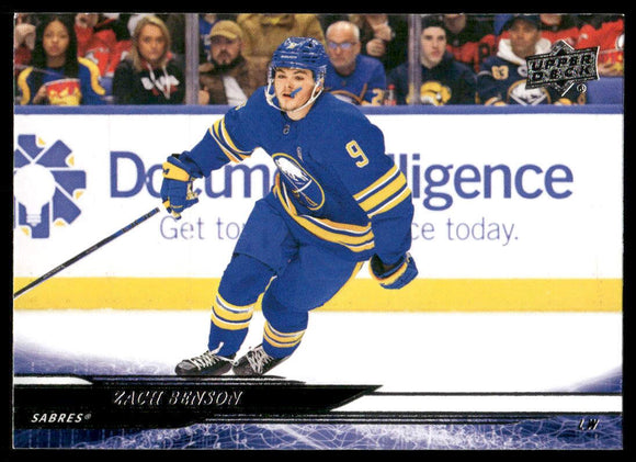 2024-25 Upper Deck #24 Zach Benson