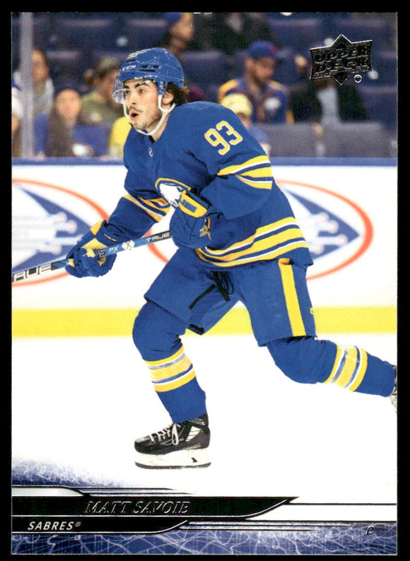 2024-25 Upper Deck #28 Matt Savoie