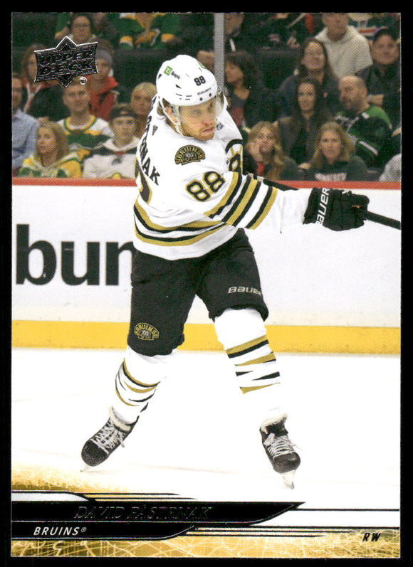 2024-25 Upper Deck #258 David Pastrnak
