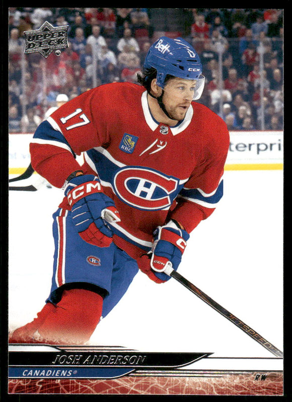 2024-25 Upper Deck #341 Josh Anderson