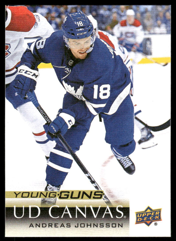 2018-19 Upper Deck Canvas #C96 Andreas Johnsson YG