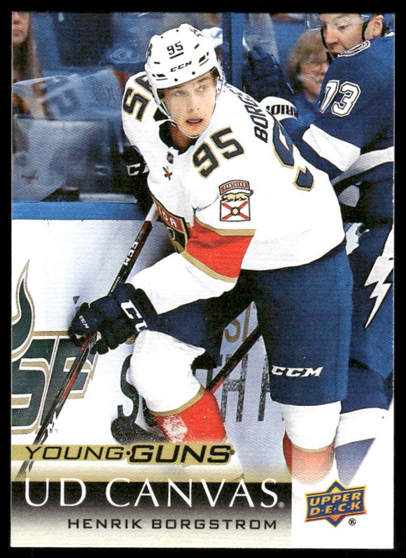 2018-19 Upper Deck Canvas #C104 Henrik Borgstrom YG