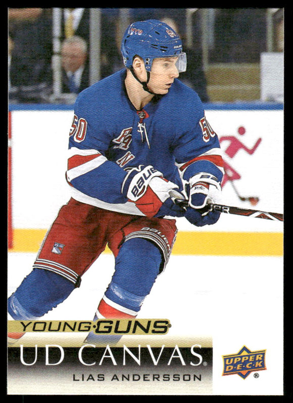 2018-19 Upper Deck Canvas #C108 Lias Andersson YG