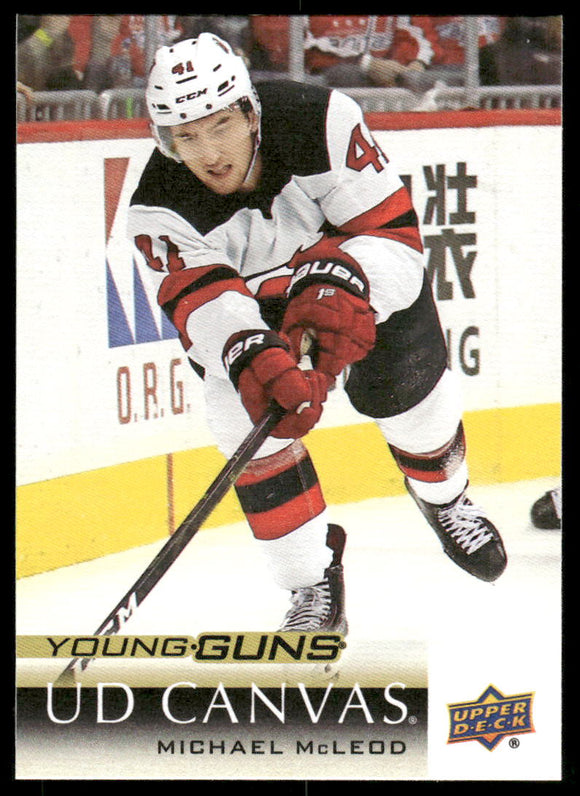 2018-19 Upper Deck Canvas #C212 Michael McLeod YG