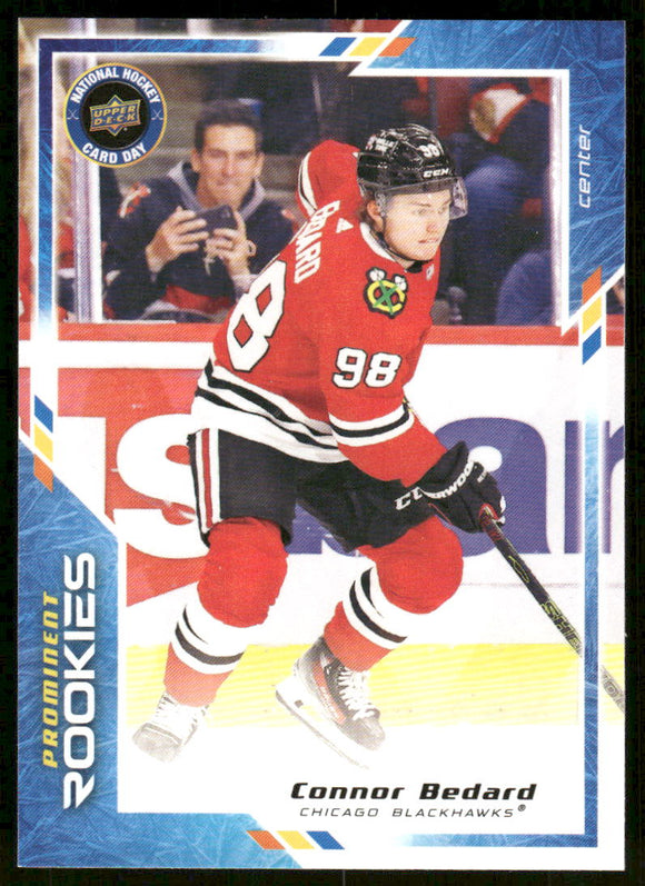 2023-24 Upper Deck National Hockey Card Day #NHCD1 Connor Bedard PR