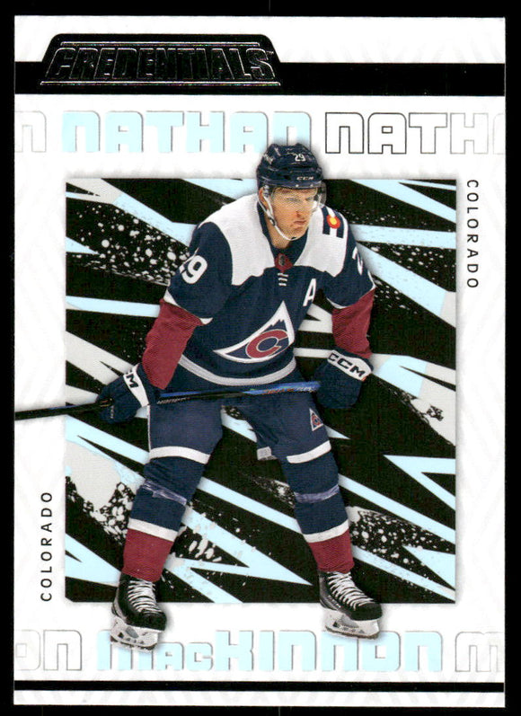 2023-24 Upper Deck Credentials #19 Nathan MacKinnon