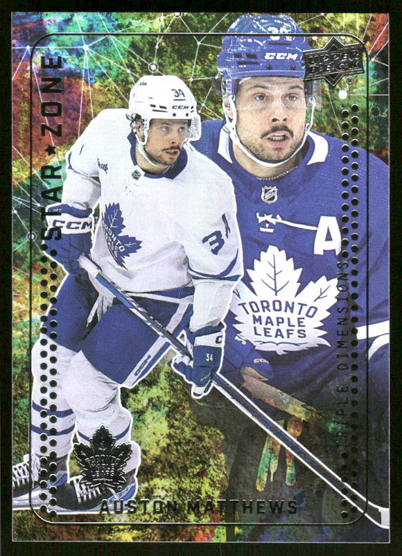 2023-24 Upper Deck Star Zone #SZ15 Auston Matthews