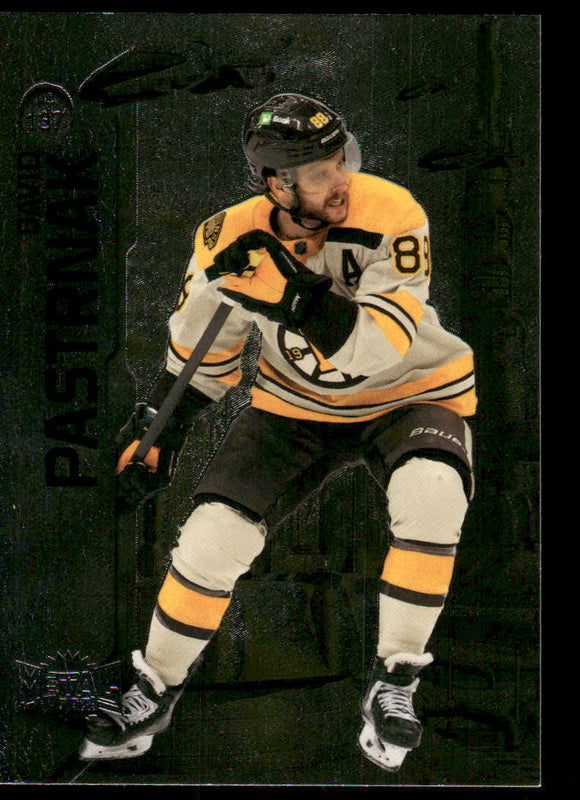 2023-24 Metal Universe #137 David Pastrnak