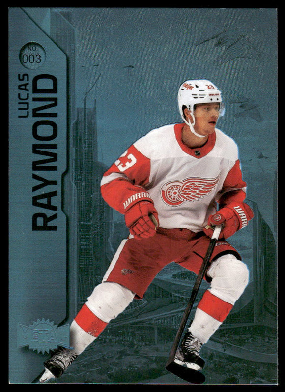 2023-24 Metal Universe Blue Spectrum FX #3 Lucas Raymond