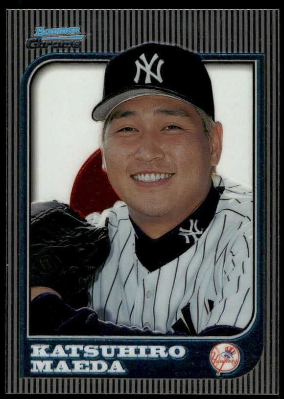 1997 Bowman Chrome International #115 Katsuhiro Maeda