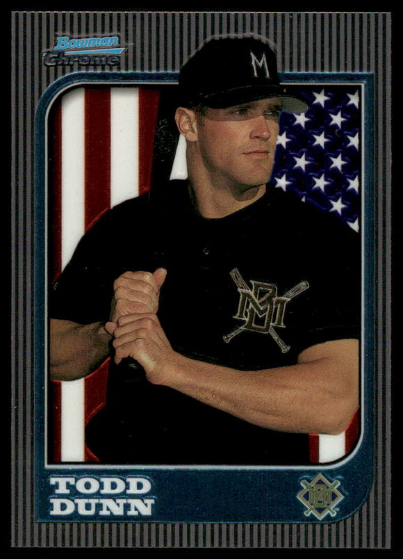 1997 Bowman Chrome International #123 Todd Dunn