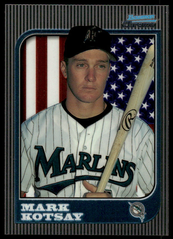1997 Bowman Chrome International #128 Mark Kotsay