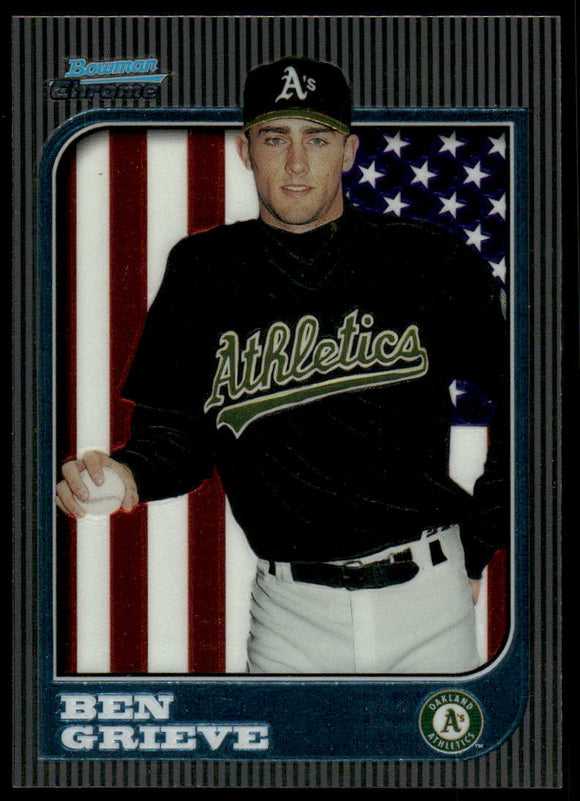 1997 Bowman Chrome International #255 Ben Grieve