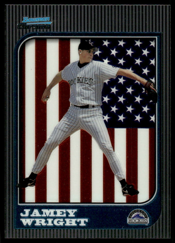 1997 Bowman Chrome International #266 Jamey Wright