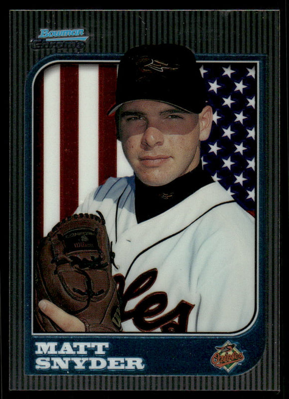 1997 Bowman Chrome International #267 Matt Snyder