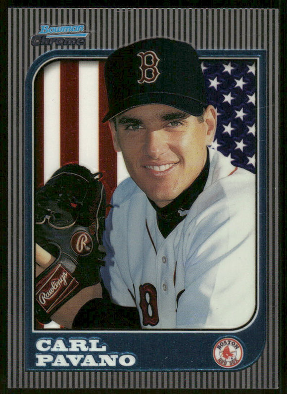 1997 Bowman Chrome International #159 Carl Pavano